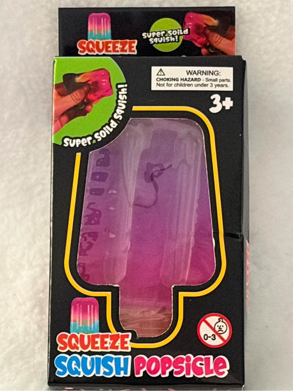 Squeeze Squish Popsicle Viral Purple/Pink Gradient